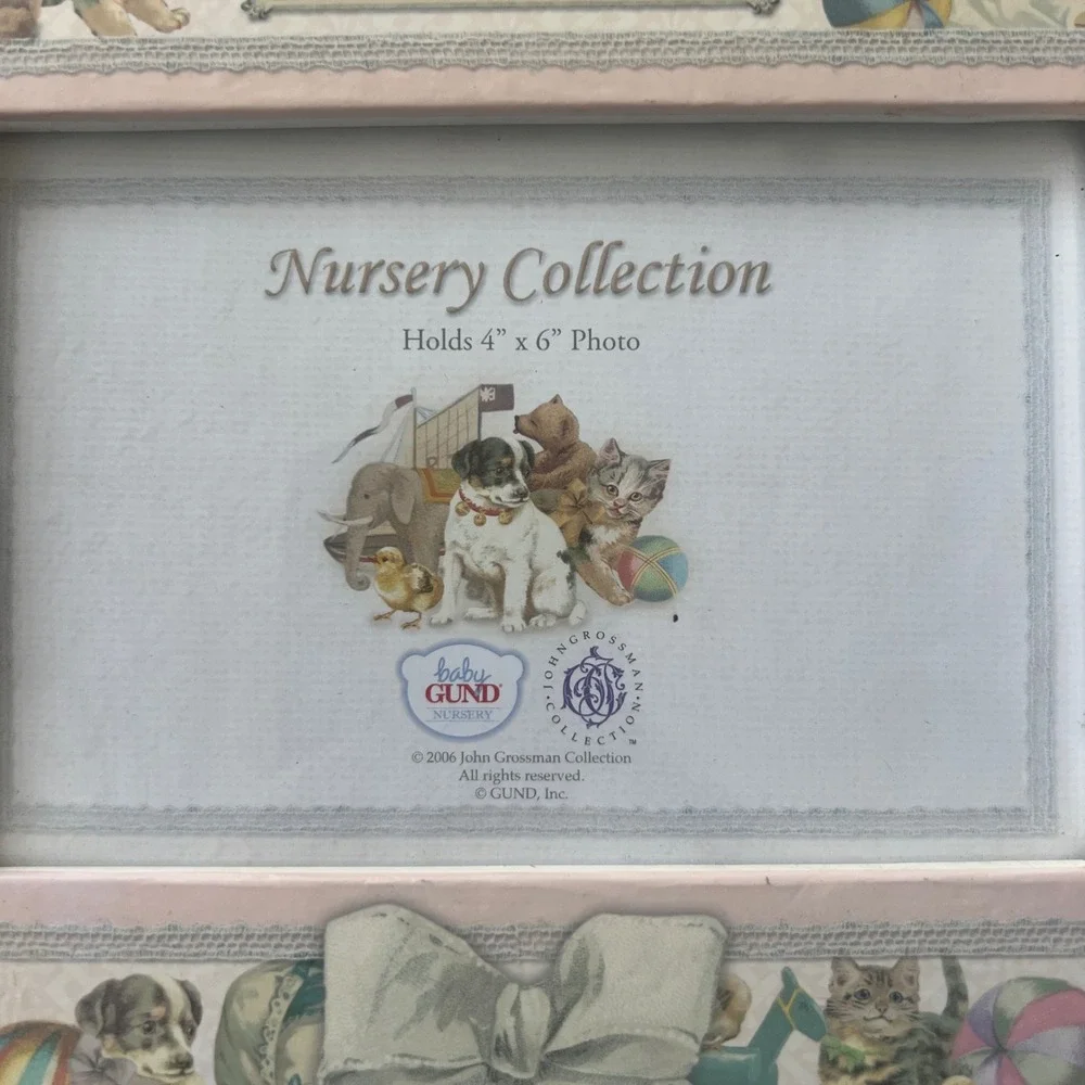 Baby Gund Nursery Collection John Grossman 4x6 Picture Frame Precious Victorian